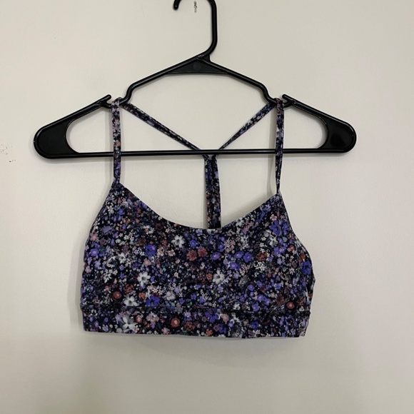 Lululemon Flow Y Nulu Bra *Light Support, A–C Cups Flower Burst Multi 6 - Picture 6 of 8